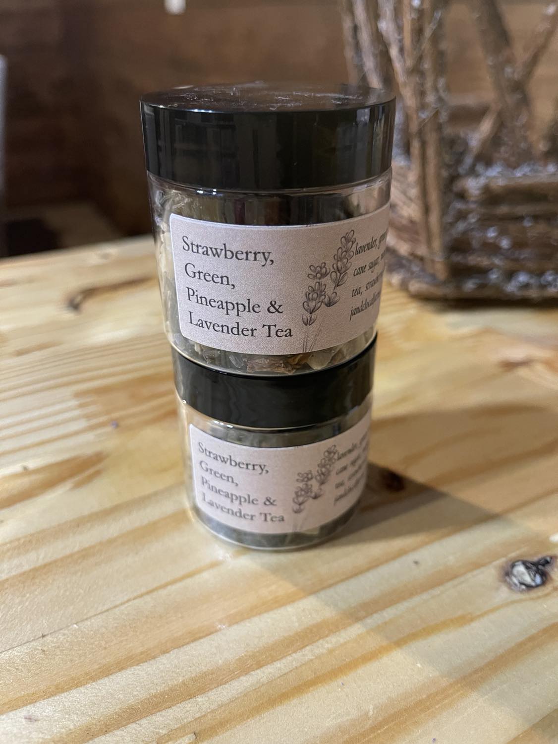 Strawberry Green Pineapple Lavender Tea