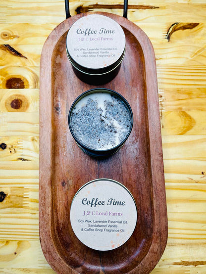 Lavender Coffee Candles