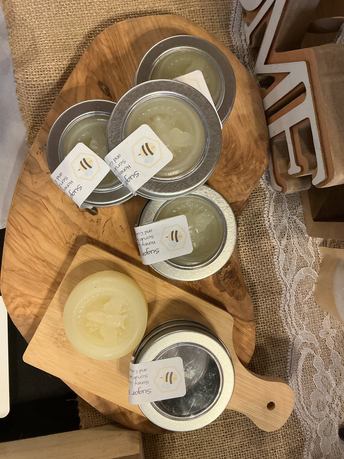 Honey Sugar Soap Scrub