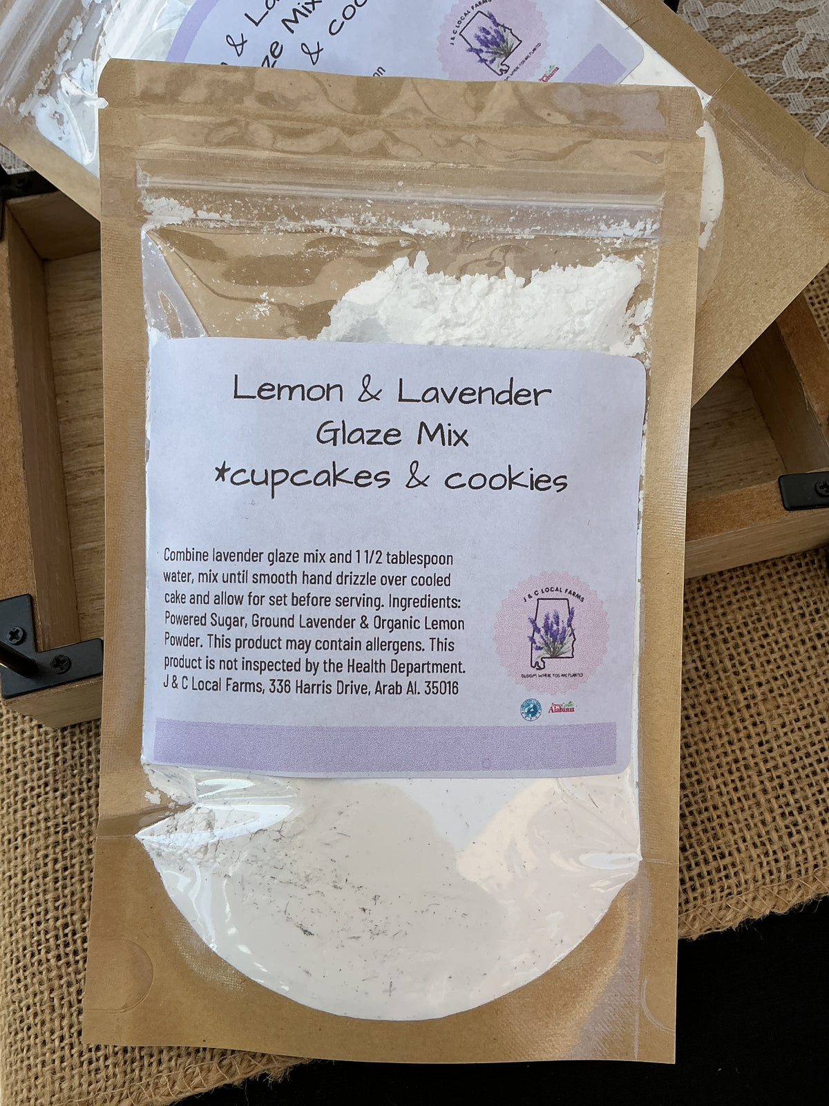 Lemon & Lavender Cake Glaze