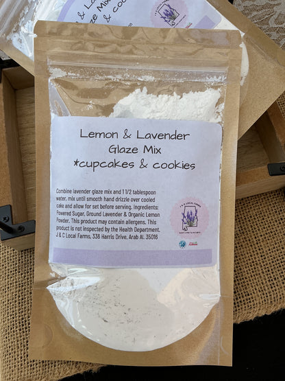 Lemon & Lavender Cake Glaze