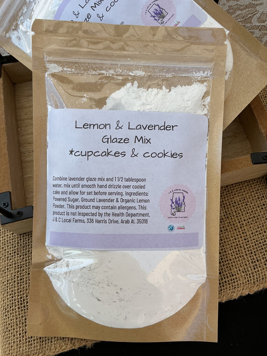 Lemon & Lavender Cake Glaze
