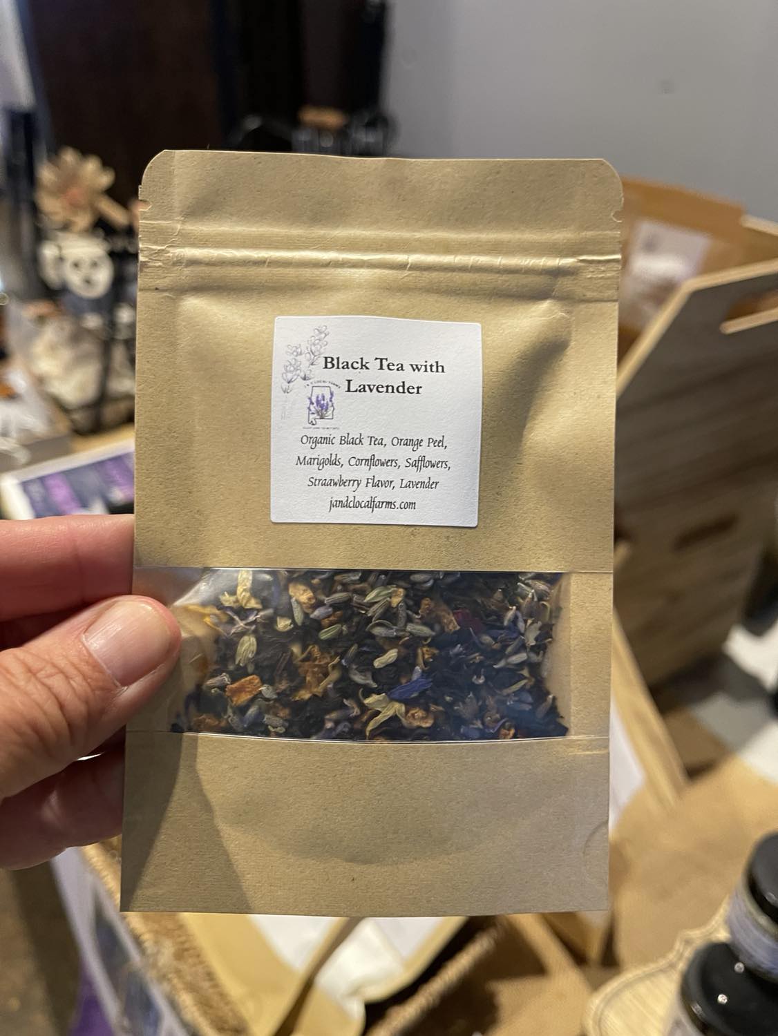 Black Tea with Lavender