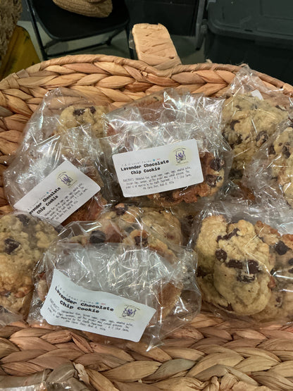 Lavender Chocolate Chip Cookie