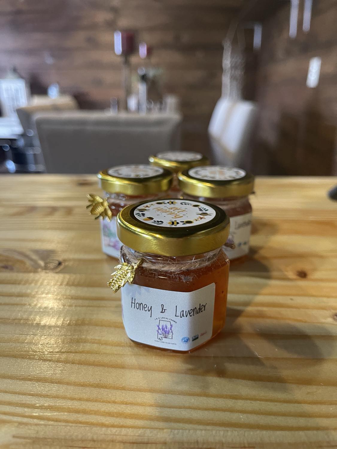 Lavender Honey with lavender