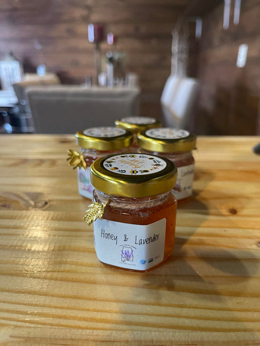 Lavender Honey with lavender