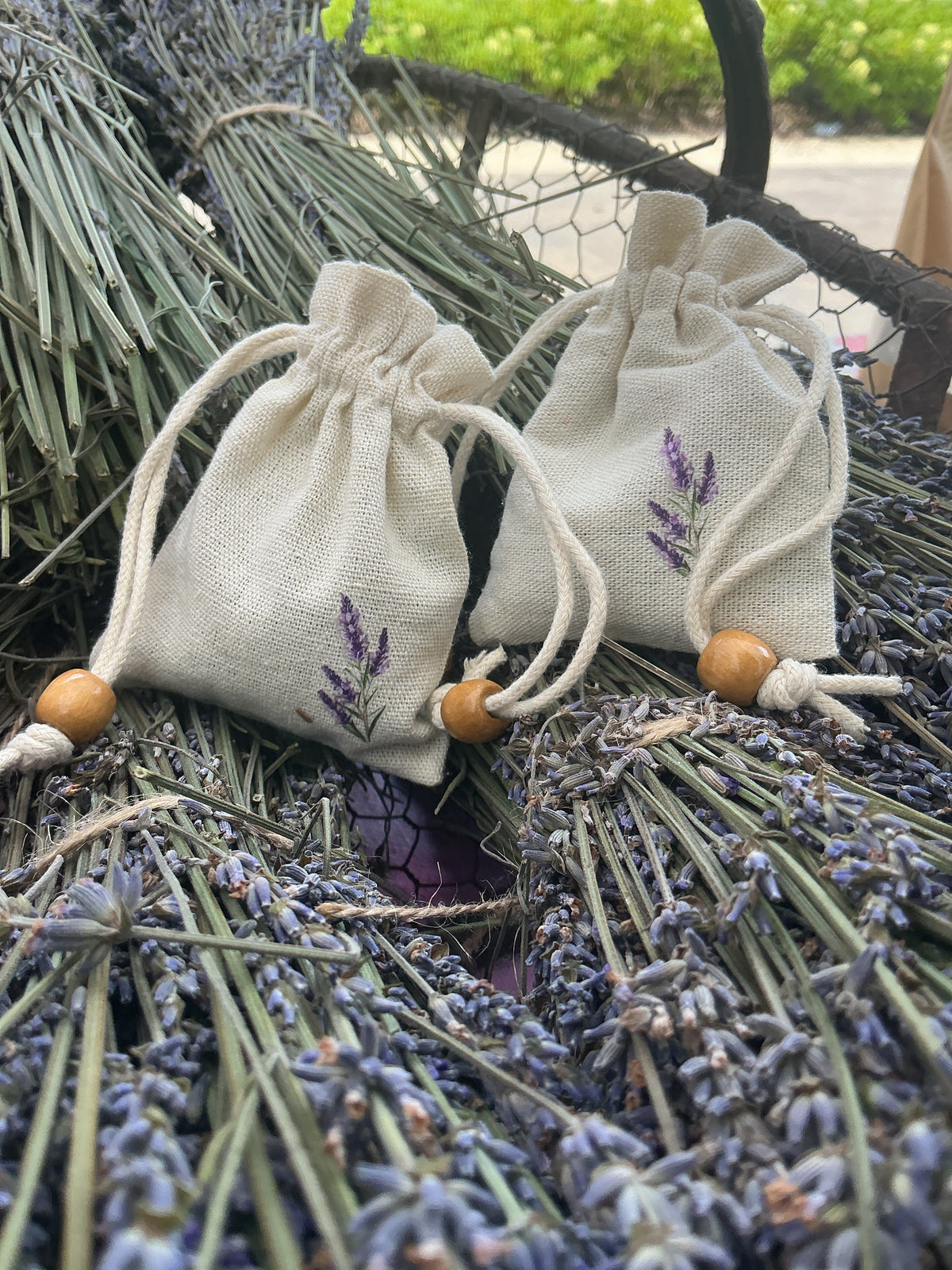 Lavender sachet from the farm